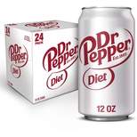 Diet Dr Pepper Soda - 24pk/12 fl oz Cans