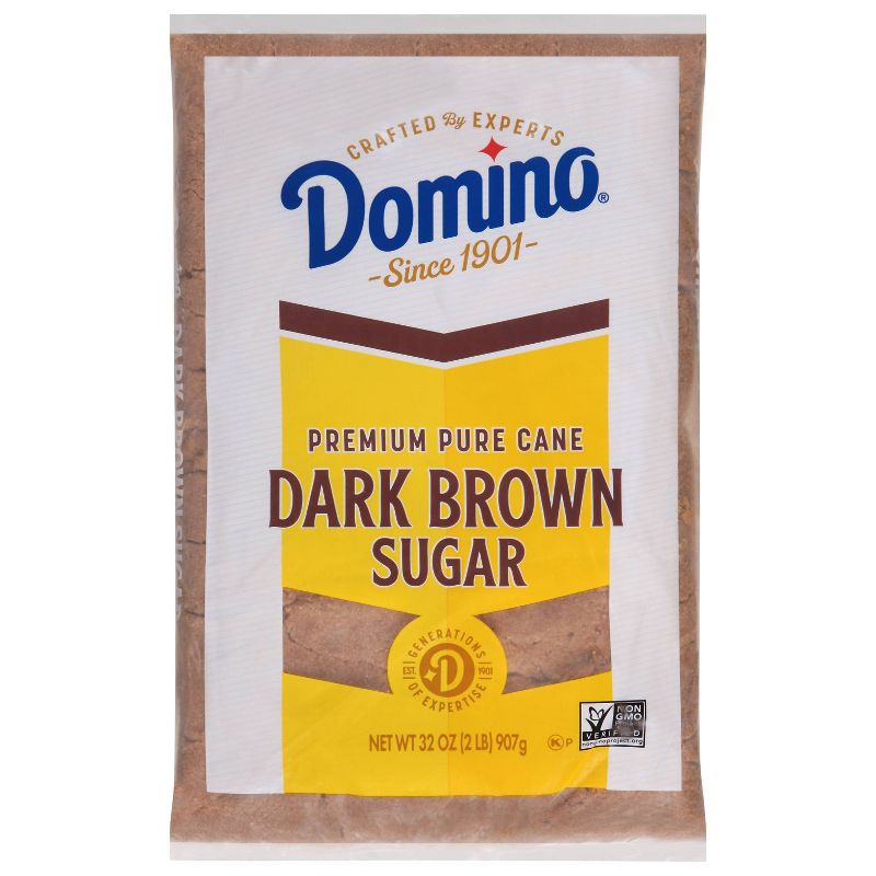 Domino Premium Pure Cane Dark Brown Sugar - 2lbs, 1 of 6