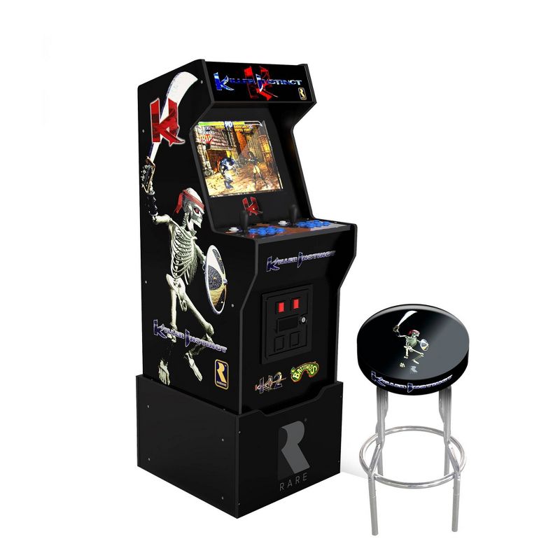 Arcade1Up Killer Instinct Home Arcade with Riser and Stool, 1 of 6