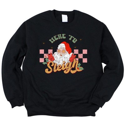 Simply Sage Market Women's Graphic Sweatshirt Here To Sleigh