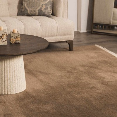 Hauteloom Myron Brown Wool Area Rug