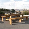 Taylor & Logan 8'x40" Ingles Dining Table - image 4 of 4