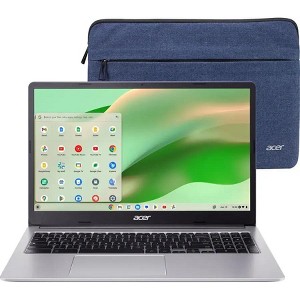 Acer Chromebook 315 15.6" Full HD Laptop, Intel Celeron N4500, 4GB RAM, 64GB eMMC, Chrome OS - Protective Sleeve included - 1 of 4