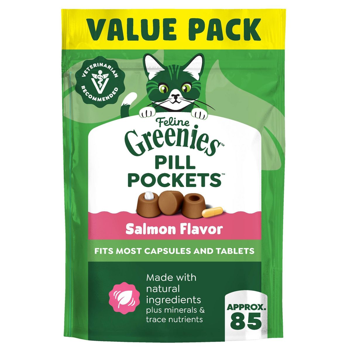 Greenies Feline Pill Pockets Salmon Cat Treats