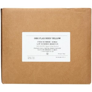 Bulk EB Seed Flax Golden Organic - 25 lbs - 1 of 2