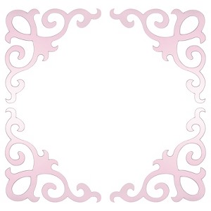 Unique Bargains Self-Adhesive DIY Mirror Wall Decal Stickers 4 Pcs - 1 of 4