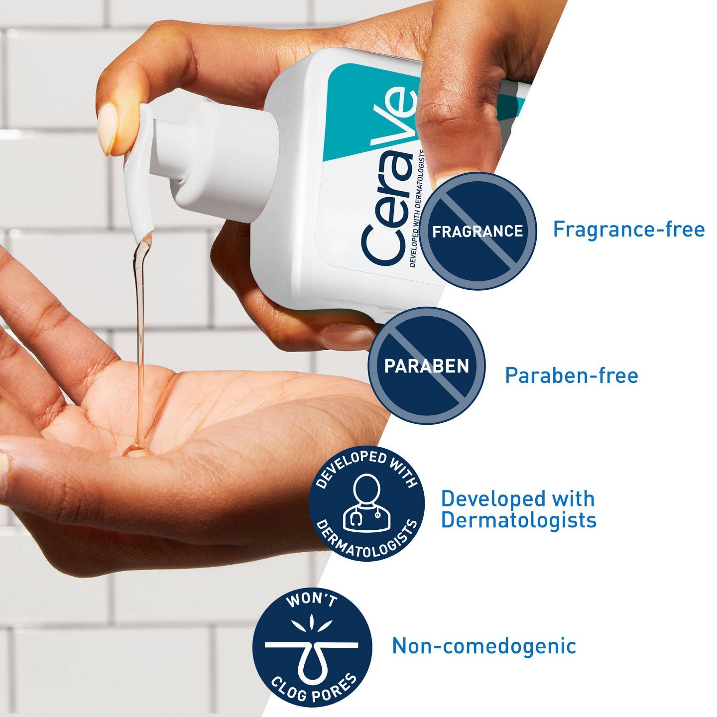 Средство для умывания от акне CeraVe с 2% салициловой кислотой и глиной, 8 fl oz — фото 4