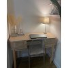 Nordlys 2-Door Wood and Rattan Desk Classic Style Bedroom - 3 of 4