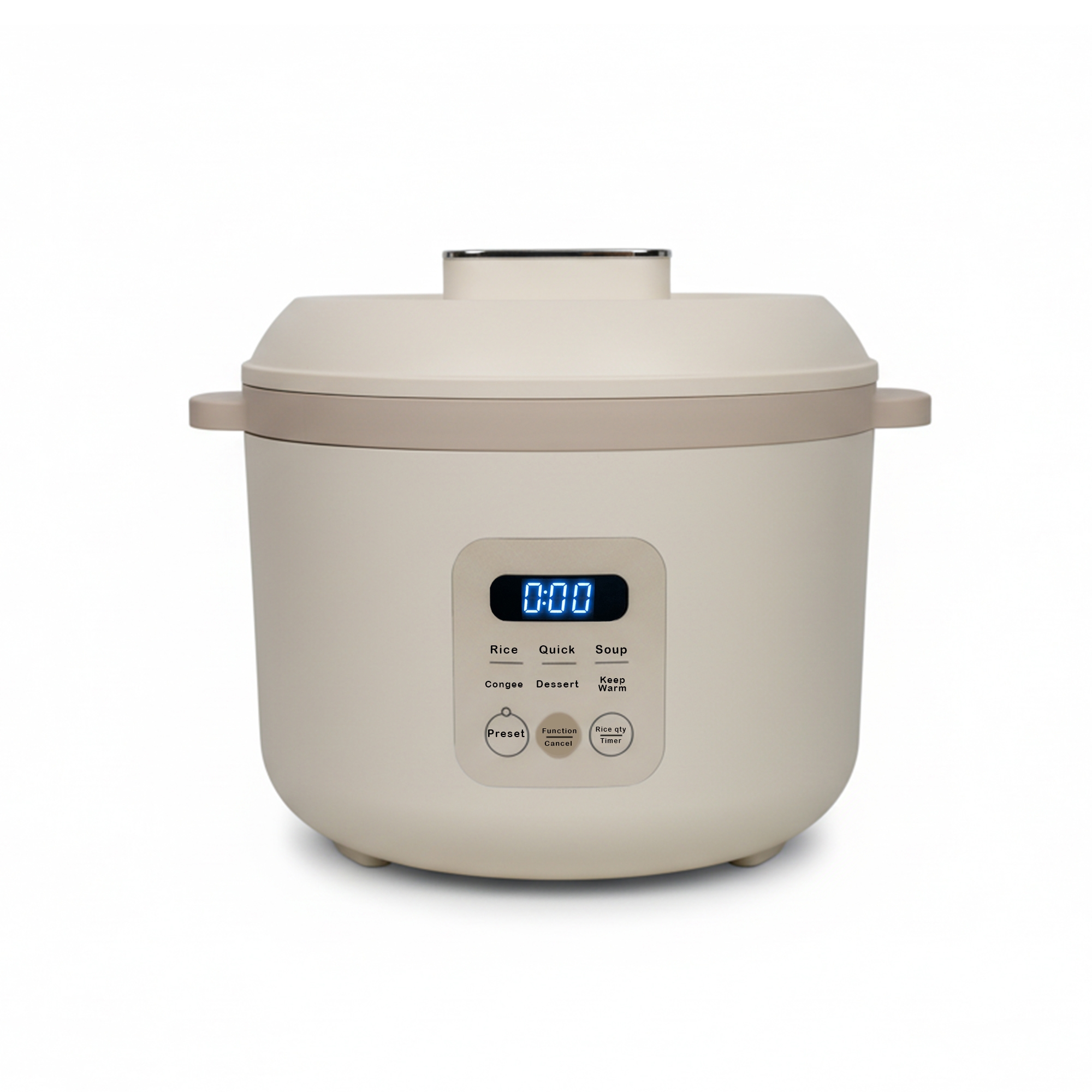 QuickBite 1.6L Rice Cooker, White