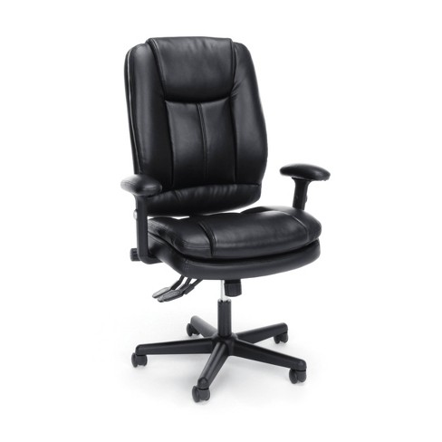 Essentials Collection Ergonomic High Back Bonded Leather Executive Chair Black Ofm Target