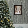 Santa's Winter Stroll Black Framed Wall Art for Living Room, Holiday Wall Art Print for Home Decor, Bedroom Wall Art by Jo Moulton - 4 of 4