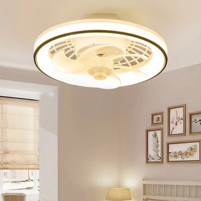Airsurfer Multi-Directional Light Socket Fan with Remote 13" Screw-in Ceiling Fan