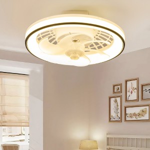 Airsurfer Multi-Directional Light Socket Fan with Remote 13" Screw-in Ceiling Fan - 1 of 4