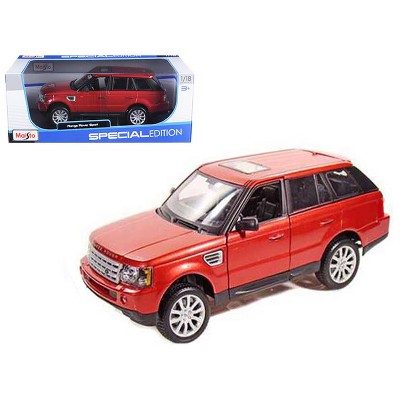 Range Rover Sport Metallic Red 1/18 Diecast Model Car by Maisto