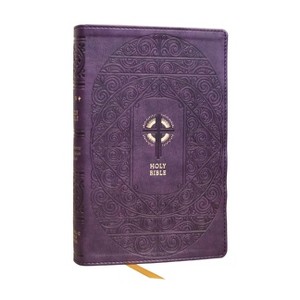 Nrsvce Sacraments of Initiation Catholic Bible, Purple Leathersoft, Comfort Print - by  Catholic Bible Press (Leather Bound) - 1 of 1