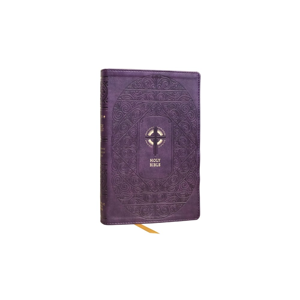 Nrsvce Sacraments of Initiation Catholic Bible, Purple Leathersoft, Comfort Print - by Catholic Bible Press (Leather Bound)