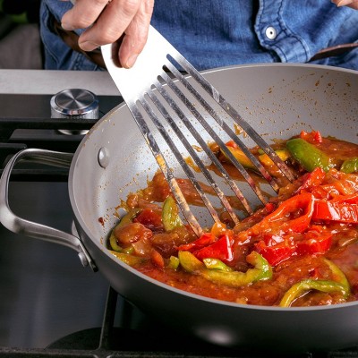 GreenPan Chatham 11" Gray Ceramic Nonstick Everyday Pan with Lid