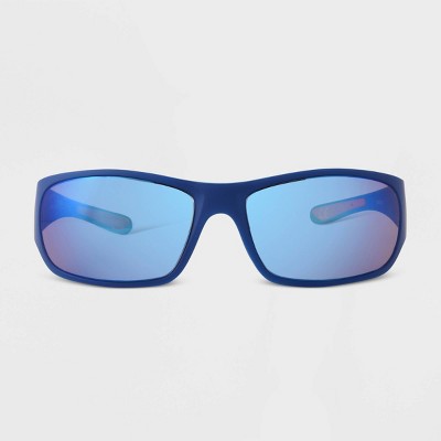 Boys' Sport Wrap Sunglasses - Art Class™ Blue : Target