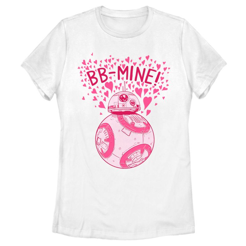 Women's Star Wars Valentine's Day BB-Mine T-Shirt, 1 of 5