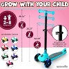 SereneLife 3-Wheel Foldable Kid Kick Scooter - Adjustable Handlebar, LED Lights - 4 of 4