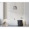 Elegant Lighting Sydney 3 light Polished nickel Pendant Silver Shade (Grey) Royal Cut Crystal - 4 of 4