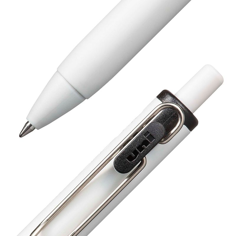 uni-ball uni one Retractable Gel Pens Medium Point 0.7mm Black/Blue Ink 5/Pack (70380), 2 of 9