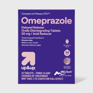 Omeprazole Delayed Release Orally Dissolving Tablets - Strawberry - 42ct - up&up™ - 1 of 4