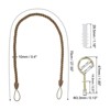 Unique Bargains Braided Decorative with Screw Hooks & Bolts Curtain Holdback Cord 2 Pcs - 2 of 4