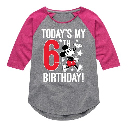 Girls' - Disney - Todays My 6th Birthday - image 1 of 4