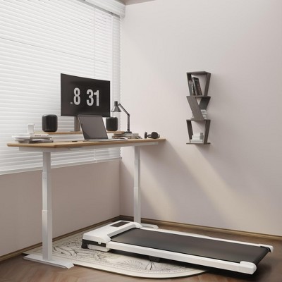CENGHU Walking Pad with Quiet 2.0 HP Motor, Countdown Modes, 220 lbs Weight Capacity for Home or Office Workouts, Portable Treadmill Walking, White
