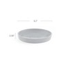 Ecopots Round Recycled Plastic Modern In/Outdoor Planter Flower Pot Saucer - 2 of 4