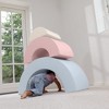 KIDKII Rainbow Classic Foam Play Blocks, Indoor Climber Set for Toddlers, Pastel - 3 of 4