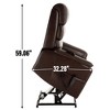 Dual Motor Power Lift Recliner Chair with 8-Point Massage, Lumbar Heating, and Heavy Duty Motion Mechanism - 4 of 4