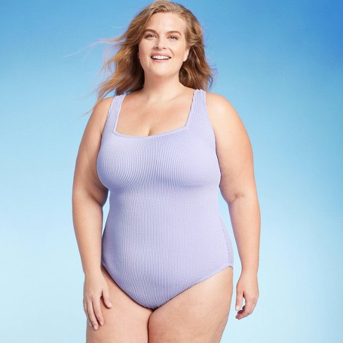 Kona Sol swimsuit one piece plus size adjustable built-in bra
