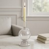 Modern Candle Holder with Round Bubble Sculptural Base - Decorative Candle Holder for Dining Table, Shelf Decor, or Entryway Accent - 3 of 4