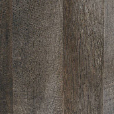 Transitional Weathered Gray 60'' Oak Grain 6-Drawer Dresser