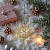 FURNIinspire Decorative Holiday Scene Props Christmas Display Snowflake Hanging Ornament Home Decor Accents for Party, Gold, 3.5"*0.4"*3.5" - 4 of 4