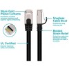 Monoprice Cat7 Ethernet Network Patch Cable - 5 feet - Black | 26AWG, Shielded, (S/FTP) - Entegrade Series - 3 of 4