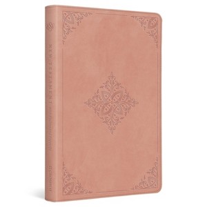 ESV New Testament with Psalms and Proverbs (Trutone, Blush Rose, Fleur-De-Lis Design) - by  Esv Bibles (Leather Bound) - 1 of 1