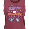 Women's - Dr. Seuss - Batty For Halloween Thing 1 and Thing 2 Graphic Racerback Tank - 2 of 4