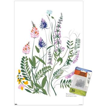 Trends International Botanical Collection - Wild Flowers Unframed Wall Poster Prints