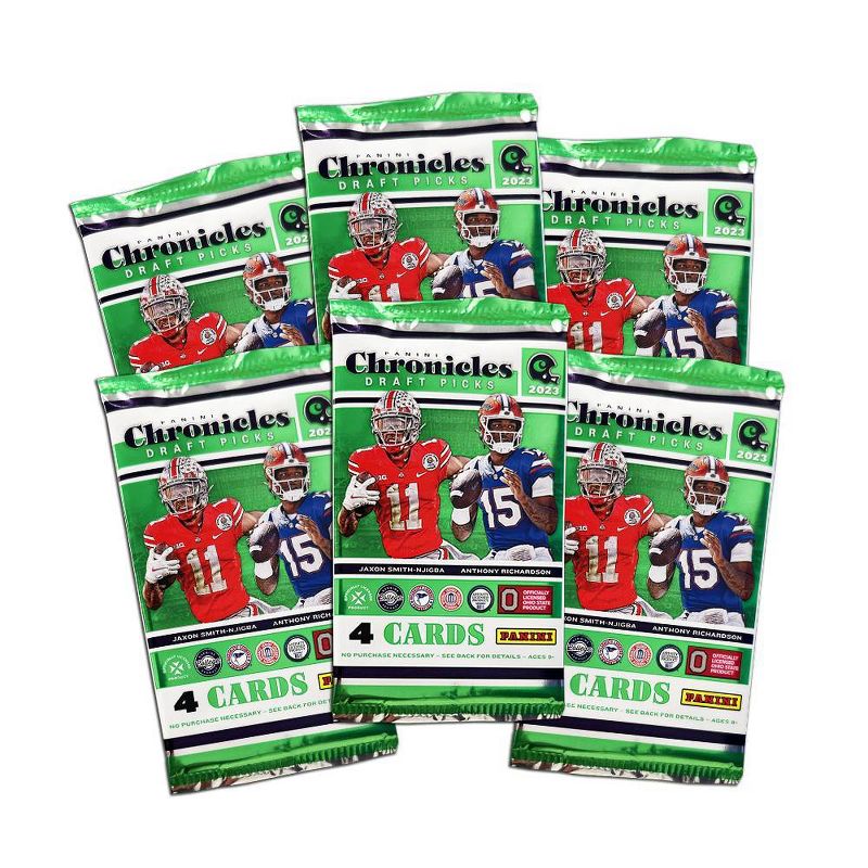 2023 Panini Draft Pick Chronicles Football Trading Card Blaster Box, 3 of 4