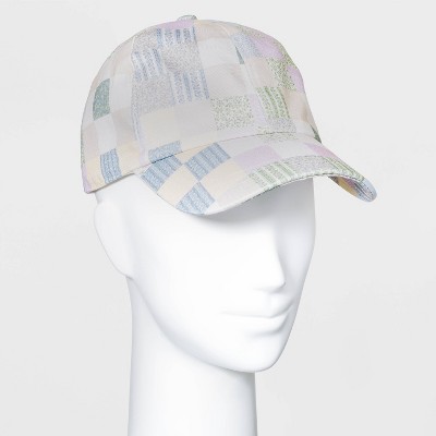 Women's Patchwork Baseball Hat - Universal Thread™ Blue