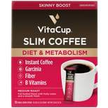 VitaCup Slim Instant Coffee Packets, Diet & Metabolism, Serve Hot or Cold -10ct
