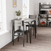 Dining Table Set for 2, Kitchen Table with Upholstered Chairs Dinning Table for Kitchen, Compact Set for Small Spaces, Apartment - 2 of 4