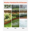 VEVOR Steel Landscape Edging, 6 Packs 40 x 6 in Weather-Resistant & Pre-Rust Metal Landscape Edging, Bendable Garden Edging Border, Brown - 4 of 4