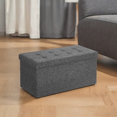 30" Storage Ottoman Bench, Ottoman with Storage, Ottoman Bench, Hold up to 660lb for Living Room