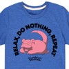 Boys' - Pokémon - Slowpoke Relax Do Nothing Repeat Short Sleeve Graphic T-Shirt - 2 of 4