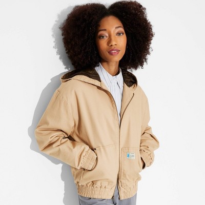 Women's Hooded Canvas Jacket - Wild Fable™