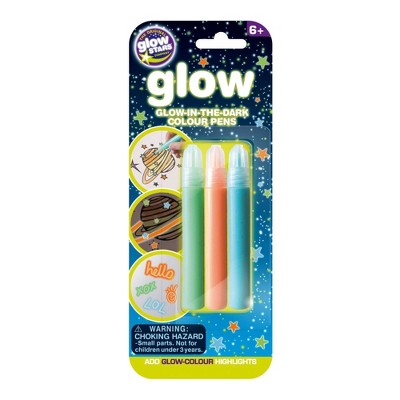 The Original Glowstars Glow-In-The-Dark Markers - 3pk